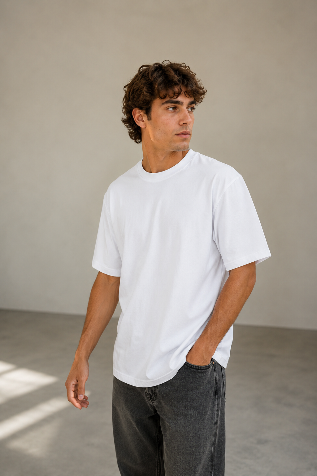 Remera oversize algodón peinado 24.1